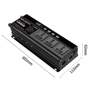 LVYUAN 350W 500W 800W 1000W Dual Voltage Modify Sine Wave Inverter Modified (Fixed) Car Inverter Modified Sine Wave Inverter