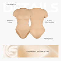 Body Sculptant Amincissant Femme Taille Plus sans Coutures, Vêtement Gainant Une Pièce de Haute Qualité, Vente Chaude TikTok pour Grossistes