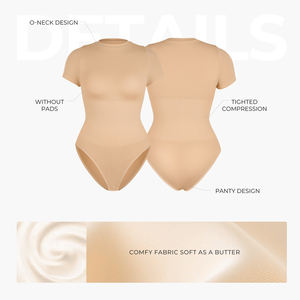 Tiktok Лидер продаж, оптовая продажа, большие размеры, высокое качество, цельный женский бесшовный корректирующий боди для женщин - Product Image 4
