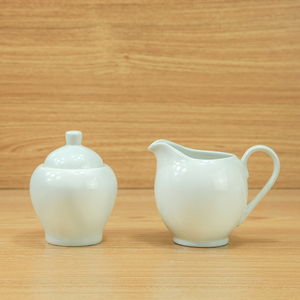 Conception personnalisée, pichet à <span class=keywords><strong>lait</strong></span> en céramique personnalisé de 300 ml avec <span class=keywords><strong>pot</strong></span> à sucre de 250 ml - Product Image 1