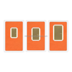 धातु शिल्प स्मारक नकली सोने की पट्टियों के साथ 5 ग्राम सोने की बुलियन बार 5 ग्राम सोने की बुलियन बार - Product Image 4