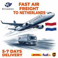 Agent d'expédition express rapide vers les Pays-Bas, service logistique, transitaire Chine-Arnhem, service aérien porte-à-porte, fret