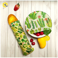 Emballage alimentaire en cire d'abeille certifié LFGB de qualité alimentaire, impression personnalisée du logo, emballage en boîte kraft, service d'étiquetage FBA