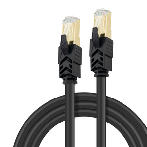 Câble Ethernet Cat8 personnalisé UTP/FTP blindé, cordon de brassage <span class=keywords><strong>RJ45</strong></span> en PVC à 8 conducteurs, longueurs 1M, <span class=keywords><strong>3M</strong></span>, 5M, en cuivre, fourni directement par l'usine - Product Image 3