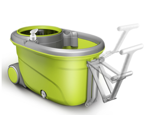 Spin <strong>Mop</strong> <strong>Bucket</strong>, Stainless Steel Deluxe 360 <strong>Spinning</strong> <strong>Mop</strong> <strong>Bucket</strong> Floor Cleaning System with Wheels and <strong>Mop</strong> - Product Image 5