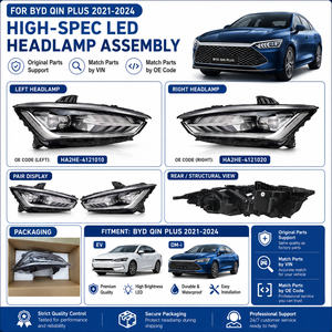 BYD Qin PLUS Accessories LED Headlight Assembly Front Replacement <strong>Car</strong> Lamp Auto Parts for <strong>Repair</strong> Wholesale - Product Image 5