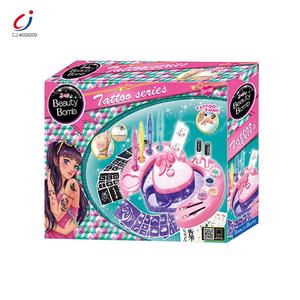 Kit de maquillage de jeu d'imitation lavable non toxique pour filles Chengji, stylo à dessin, autocollant DIY, <span class=keywords><strong>machine</strong></span> à <span class=keywords><strong>tatouer</strong></span>, <span class=keywords><strong>jouet</strong></span> pour enfants - Product Image 5
