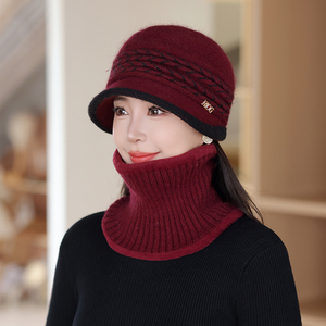 <span class=keywords><strong>Ensemble</strong></span> bonnet et <span class=keywords><strong>écharpe</strong></span> et chapeau pour femmes, anti-froid, d'hiver, à la mode et bon marché - Product Image 3