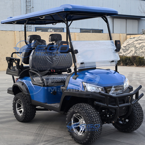 Voiturette de golf électrique bleue, best-seller des fabricants, voiturette de golf de luxe personnalisée pour le tourisme - Product Image 4