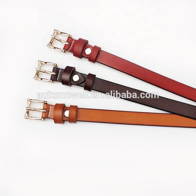 Mode Ceinture En Cuir Véritable Femmes Décoratives Skinny Ceinture Pour Dames