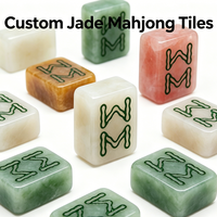 Direct Jade Mahjong Factory Custom 30 #   32 #   34 #   36 #   38 #   40 #   42 #   45 #   Ensemble d'accessoires pour le mahjong, pour les passionnés de jeux de mahjong