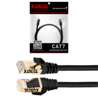 Cable de conexión de red CAT7A Cable Lan Ethernet 24AWG 7*0,18 MM 7*0,2 MM PVC LSZH LLDPE Plenum S/FTP Cables de comunicación