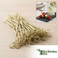 Brochettes en bambou de qualité alimentaire, sans éclats, pour la restauration et les barbecues à domicile