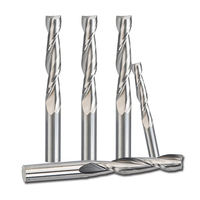 Fraise à spirale haute performance en acier rapide HSS pour le nesting CNC, à 2 dents, pour le bois et le panneau de particules