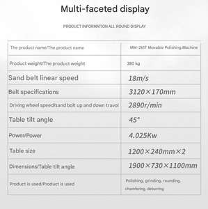 MM2617 çift tezgah dikey fırça zımpara makinesi ahşap kırıcı basın yönlendirici tıraş hatları için anahtar ahşap işleme ekipmanları - Product Image 4