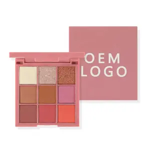 DIY High Pigmented Eye Makeup Palette Matte Shimmer eyeshadow Pallet Long Lasting Natural Colors Make Up Cosmetics Gift