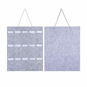 Linen Cotton Fabric Hanging Storage Pockets Organizer Wall Door Closet Home Organizer for <b>Bedroom</b> Promotional Business Gift - Product Image 3