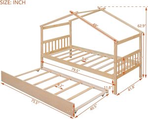 Moderno <span class=keywords><strong>letto</strong></span> in legno a due dimensioni, - Product Image 3