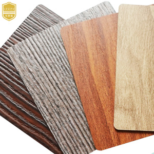 Lesfu-cubierta interior de <span class=keywords><strong>madera</strong></span> de roble sintético sincronizada, panel decorativo de alta presión, con textura de armario hpl - Product Image 1