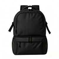 Sac à dos isotherme souple et durable anti-fuite pour pique-nique, randonnée, camping et activités de plein air 19x31.5x44CM en polyester avec motifs