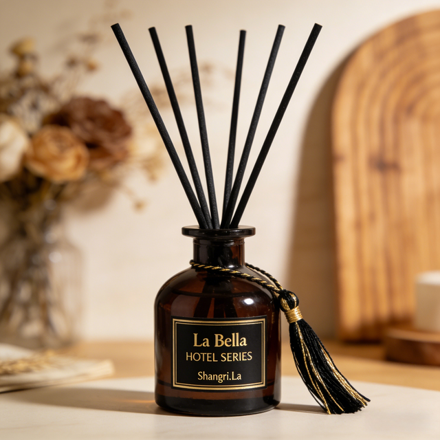 Luxury Reed Diffuser Set Flameless Home Fragrance Aroma Diffuser With Natural Reeds for Bedroom Bathroom Gift Collection OEM