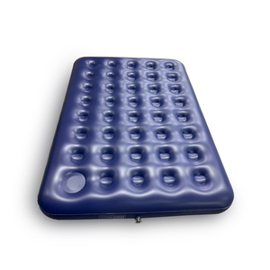 Wholesale Comfortable Flocking Portable <strong>Inflatable</strong> PVC <strong>Mattress</strong> Home Outdoor Camping Hiking With External Inflator Pump - Product Image 5