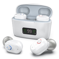 2 aides auditives rechargeables à réduction de bruit pour seniors, amplificateur sonore intra-auriculaire, paire d'écouteurs à double oreille, rehausseur de voix, écouteurs UV