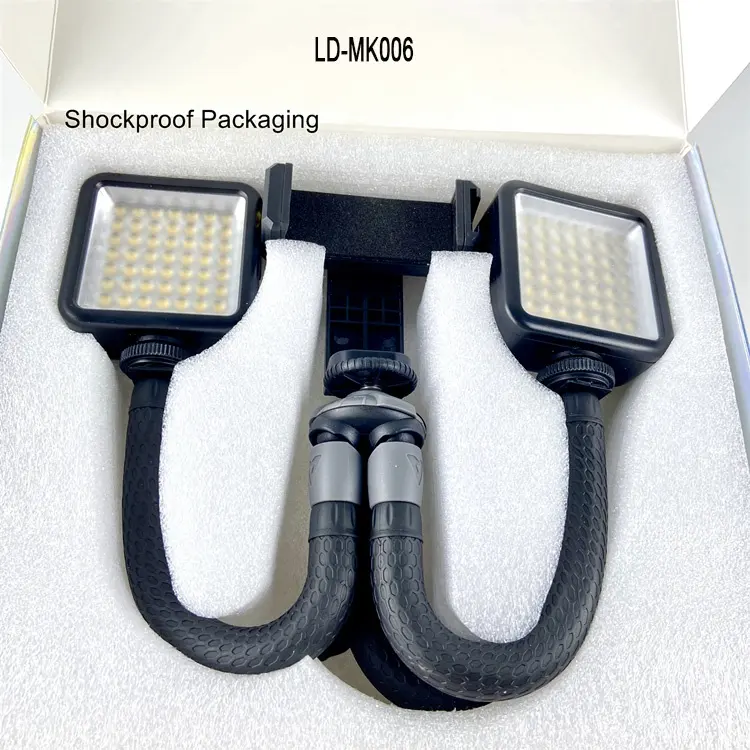Portable Dental photography LED mobile dental photography stand 360 Degree Adjustable Mobile flash light
