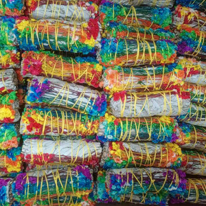 Pacote de manchas de pets brancos com flores de folha pura - Product Image 6