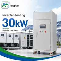 Banc de charge résistif AC 30 kW ISO/CE pour test de précision 3 %, testeur de charge pour test de mise en service de générateurs diesel