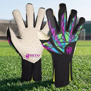 Guantes de Portero de Diseño Personalizado, Látex Aqua, Corte Medius, Espalda de Látex de Alta Espuma, Impresión de Silicona en los Dedos y Protección para el Pulgar - Product Image 2