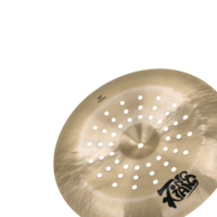 Hot Sale Handmade Professional Ozone B20 Bronze 16inch China Cymbal with Holes for Drums Drum Accessories