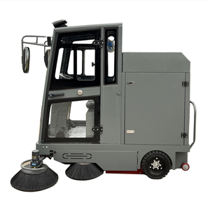 Grande larghezza regolabile ad alta efficienza giro sul pavimento spazzatrice strada spazzatrice - Product Image 2