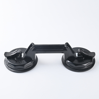 Ventosa manual de vacío de 123 mm para vidrio, herramienta de elevación de azulejos con función de arranque y parada, juego de ventosas de aluminio de alta resistencia para vidrio