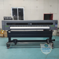 Imprimante jet d'encre à sublimation automatique 6 pieds pour bannières photo en rouleau, deux têtes pour imprimante portable I3200 (tubes, étiquettes et factures)