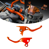 Levier de frein et d'embrayage à 3 doigts en aluminium CNC pour moto Harley Softail M8 Low Rider Street Bob Fat Bob 18-26