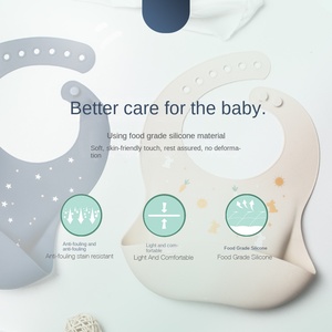 Bavaglino impermeabile in silicone alimentare per bambini con design tridimensionale per neonati e bambini piccoli (1-3 anni) - Product Image 2
