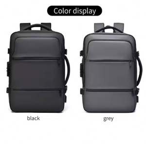 Sac à dos pour ordinateur portable imperméable avec chargement USB, antivol, pour l'école, les affaires, les voyages, multifonctionnel, durable, en PU, pour les loisirs - Product Image 2