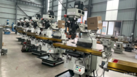 Fraiseuse à tourelle 5H universelle verticale à genouillère |   Fraiseuse industrielle robuste pour le travail des métaux avec broche ISO40 pour la fabrication de matrices et de moules