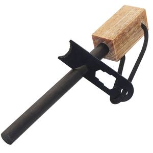 Equipo de supervivencia multiuso resistente, arrancador de fuego, resistente a la intemperie, ignífugo con mango de madera fatwood <span class=keywords><strong>tinder</strong></span> - Product Image 1