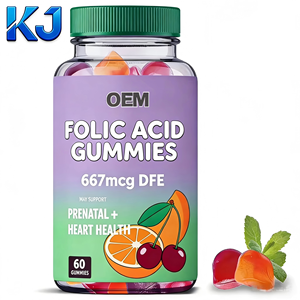 Gomitas de Ácido Fólico PROVITA |   667mcg DFE |   Apoyo para la Salud Prenatal y Cardíaca |   60 Gomitas con Sabor a Frutas - Product Image 1