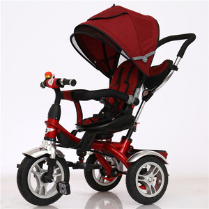 Populaire double barre de poussée <span class=keywords><strong>tricycle</strong></span> enfants vélo/4 en 1 bébé enfants inverse bambin <span class=keywords><strong>tricycle</strong></span>/3 roues bébé <span class=keywords><strong>tricycle</strong></span> nouveaux à vendre - Product Image 4