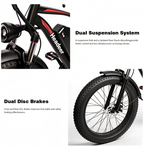 จักรยานไฟฟ้า EU Stock Best Value สำหรับส่งอาหาร จักรยานเสือภูเขาไฟฟ้า จักรยานอีไบค์ จักรยานไฟฟ้าล้อโต จักรยานไฟฟ้าสำหรับผู้ใหญ่ - Product Image 5