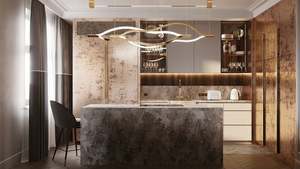 Gabinetes de Cocina Modulares Inteligentes de Lujo con Grifo y Bisagras, Diseño Moderno, Panel de Puerta Estilo Shaker, Importados de China - Product Image 3