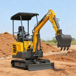 TJ20 1800kgミニショベルクローラー式クボタエンジン搭載小型掘削機ユーロ5フルテレインミニバガー油圧パイロット制御付き - Product Image 2