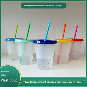 Vaso de Plástico PP Transparente Personalizado que Cambia de Color, Resistente a Altas Temperaturas, Activado por Frí<span class=keywords><strong>o</strong></span>, <span class=keywords><strong>con</strong></span> Efecto de Cambio de Color - Product Image 2