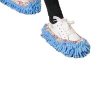 Chaussons en microfibre unisexes, chaussons de maison, serpillière pour nettoyer les sols, outil de nettoyage de la poussière des sols, chaussons pour hommes et femmes