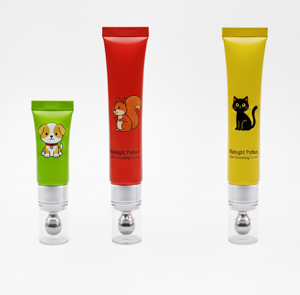 Solution d'emballage haut de gamme pour les soins des yeux, tube de crème pour les yeux en PE de 25 ml pour les soins de la peau sous les yeux avec bouchon de massage et impression offset brillante - Product Image 5