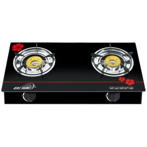 Precio barato Cocina automática <span class=keywords><strong>de</strong></span> gas portátil Ahorro <span class=keywords><strong>de</strong></span> energía Estufa <span class=keywords><strong>de</strong></span> gas <span class=keywords><strong>de</strong></span> vidrio <span class=keywords><strong>de</strong></span> doble quemador <span class=keywords><strong>de</strong></span> llama azul - Product Image 1