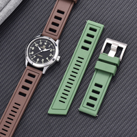 Bracelet de montre de plongée en caoutchouc FKM ISO à libération rapide JUELONG JL-RWB107 20 mm et 22 mm